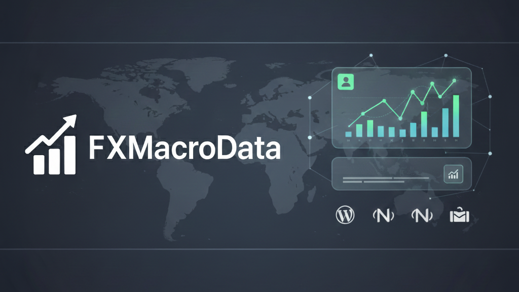Introducing the FXMacroData Economic Data Embed Widget banner image
